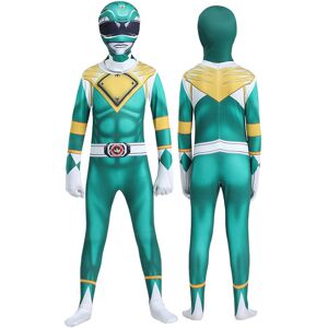 Unbranded (Green, 120) Mighty Morphin Power Rangers Cosplay Costume Jumpsuit Bodysuit Part Unbranded (Green, 120) Mighty Morphin Power Rangers Cosplay Costume Jumpsuit Bodysuit Part
