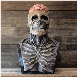 Unbranded (Red Brain Skull) Scary Moving Brain Full Head Out Skull Mask Skeleton Halloween Unbranded (Red Brain Skull) Scary Moving Brain Full Head Out Skull Mask Skeleton Halloween