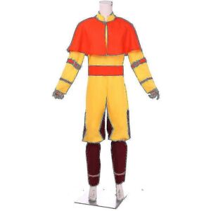 Unbranded (XL) Outfits Airbender Aang Outfit Cosplay Halloween Carnival Suit - JA Unbranded (XL) Outfits Airbender Aang Outfit Cosplay Halloween Carnival Suit - JA