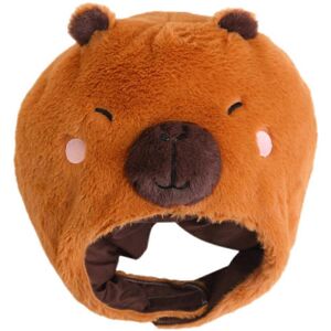Kricely (As show, One size) Capybara Plush Headgear Party Costume Headwear Plush Animal Kricely (As show, One size) Capybara Plush Headgear Party Costume Headwear Plush Animal