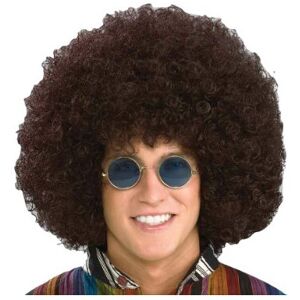 Rubies Forum Novelties Mens Jumbo Afro Hippie Costume Wig, Brown, One Size Rubies Forum Novelties Mens Jumbo Afro Hippie Costume Wig, Brown, One Size