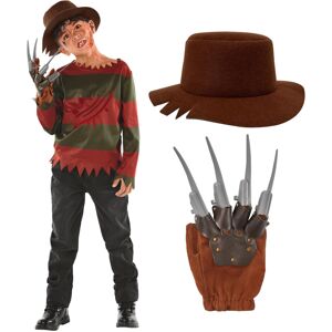 Morph Nightmare Killer Costume Kids With Claw Sizes M-XL Scary Halloween Costume Morph Nightmare Killer Costume Kids With Claw Sizes M-XL Scary Halloween Costume