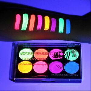 Unbranded (3 Box) Glow UV Blacklight Face Paint, 8 Bright Colors Neon Fluorescent Body Pai Unbranded (3 Box) Glow UV Blacklight Face Paint, 8 Bright Colors Neon Fluorescent Body Pai