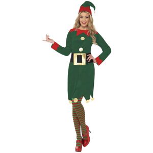 Smiffys Womens/Ladies Elf Christmas Costume Smiffys Womens/Ladies Elf Christmas Costume