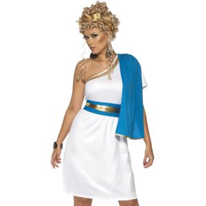 Smiffys womens Roman Beauty Costume Blue & White S - US Size 6-8 Smiffys womens Roman Beauty Costume Blue & White S - US Size 6-8