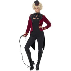 (M, Red/Black) Smiffys Womens/Ladies Ringmaster Costume Set (M, Red/Black) Smiffys Womens/Ladies Ringmaster Costume Set