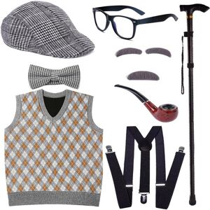 Unbranded (Orange Vest E, 160cm) Comfortable Durable And Kids Halloween Costume Wig Set Wi Unbranded (Orange Vest E, 160cm) Comfortable Durable And Kids Halloween Costume Wig Set Wi