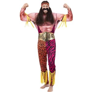 (XL, Multicoloured) Smiffys Mens Deluxe Wrestlers Costume (XL, Multicoloured) Smiffys Mens Deluxe Wrestlers Costume