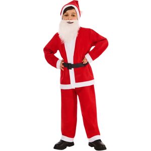 (9-10 Years, Red/White) Rubies Childrens/Kids Santa Costume (9-10 Years, Red/White) Rubies Childrens/Kids Santa Costume