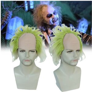 DINAMR Cosplay Beetle Juice Wig Movie Character Role Play Hallowmas Party Fans Gifts DINAMR Cosplay Beetle Juice Wig Movie Character Role Play Hallowmas Party Fans Gifts