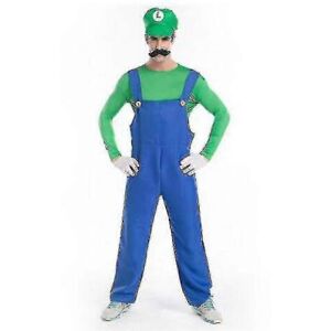 Unbranded (4XL, Green) Adult Men's Super Mario Bros. Fancy Dress Costume Costume-c Unbranded (4XL, Green) Adult Men's Super Mario Bros. Fancy Dress Costume Costume-c
