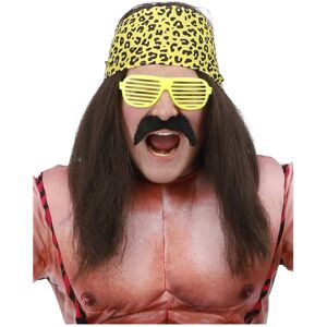 (One Size, Brown) Smiffys 90s Wrestling Star Costume Accessory Set (One Size, Brown) Smiffys 90s Wrestling Star Costume Accessory Set