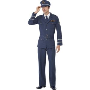 Smiffys Mens WW2 Air Force Captain Costume Set Smiffys Mens WW2 Air Force Captain Costume Set