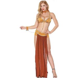 Unbranded (L, brown) Arabian Costumes Sexy Lingerie Belly Dancer Women Aladdin Fancy Dress Unbranded (L, brown) Arabian Costumes Sexy Lingerie Belly Dancer Women Aladdin Fancy Dress