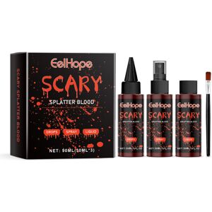 Unbranded Eelhope Halloween Fake Blood Set Halloween Atmosphere Entertainment Makeup Speci Unbranded Eelhope Halloween Fake Blood Set Halloween Atmosphere Entertainment Makeup Speci
