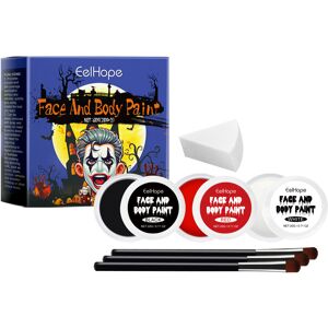 Unbranded Eelhope Halloween Palette Set, Fully Covered With Painted Foundation Makeup Clow Unbranded Eelhope Halloween Palette Set, Fully Covered With Painted Foundation Makeup Clow