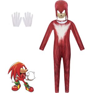 Unbranded (Knuckles, 180) Sonic Cosplay Costume Jumpsuit Party Fancy Dress Bodysuit for Ki Unbranded (Knuckles, 180) Sonic Cosplay Costume Jumpsuit Party Fancy Dress Bodysuit for Ki