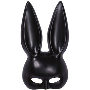Maxpower (34x15cm bk) Men Women Bunny Mask Halloween Party Cosplay Accessories Long Ear R Maxpower (34x15cm bk) Men Women Bunny Mask Halloween Party Cosplay Accessories Long Ear R