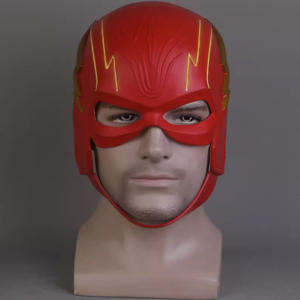 Maxpower (Without Led) Movie Superhero Mask Cosplay Costume Flash Barry Allen Latex Masks Maxpower (Without Led) Movie Superhero Mask Cosplay Costume Flash Barry Allen Latex Masks