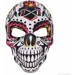 Maxpower (flame) Scary Skull Print Mask Mexican Day of the Dead Mask Halloween Costume Maxpower (flame) Scary Skull Print Mask Mexican Day of the Dead Mask Halloween Costume