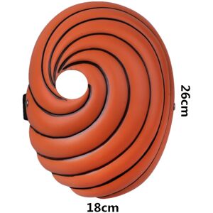 Maxpower (26cm 18cm) Anime NINJA Tobi Mask Cosplay Costumes Masks Halloween Unisex Prop A Maxpower (26cm 18cm) Anime NINJA Tobi Mask Cosplay Costumes Masks Halloween Unisex Prop A
