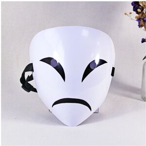 Maxpower (3) Halloween Black bullet PVC shadow mask dress grimace cosplay V - shaped Maxpower (3) Halloween Black bullet PVC shadow mask dress grimace cosplay V - shaped