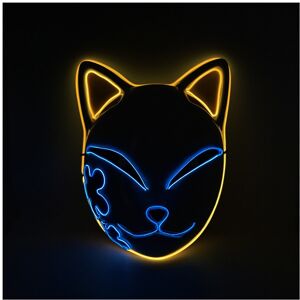Maxpower (Cat YB) Halloween Mask Cute Cat Fox EL Wire Mask Flashing Cosplay LED neon Cos Maxpower (Cat YB) Halloween Mask Cute Cat Fox EL Wire Mask Flashing Cosplay LED neon Cos