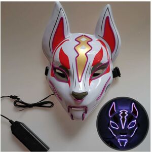 Maxpower (Fox purple) Halloween Mask Cute Cat Fox EL Wire Mask Flashing Cosplay LED neon Maxpower (Fox purple) Halloween Mask Cute Cat Fox EL Wire Mask Flashing Cosplay LED neon