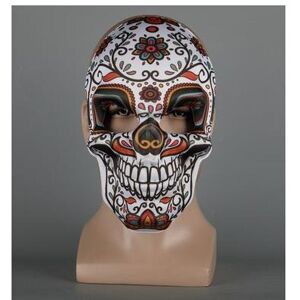 Maxpower (Blue) 5 Type Halloween Mexican Day of the Dead Skull Print Soft Masks Men Masqu Maxpower (Blue) 5 Type Halloween Mexican Day of the Dead Skull Print Soft Masks Men Masqu
