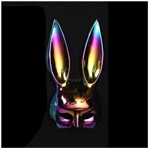 Maxpower (2E) 9 Styles Halloween Rabbit Ears Half Mask Bright Matte Bunny Cosplay Party Maxpower (2E) 9 Styles Halloween Rabbit Ears Half Mask Bright Matte Bunny Cosplay Party