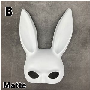 Maxpower (1B) 9 Styles Halloween Rabbit Ears Half Mask Bright Matte Bunny Cosplay Party Maxpower (1B) 9 Styles Halloween Rabbit Ears Half Mask Bright Matte Bunny Cosplay Party