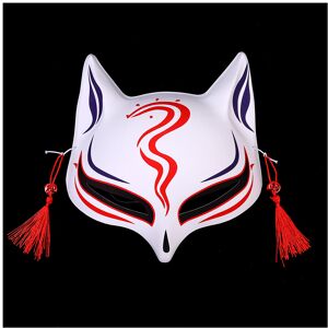 Maxpower (F) Festival Party Cosplay Props Facepiece Japanese Anime Foxes Mask Cosplay Maxpower (F) Festival Party Cosplay Props Facepiece Japanese Anime Foxes Mask Cosplay