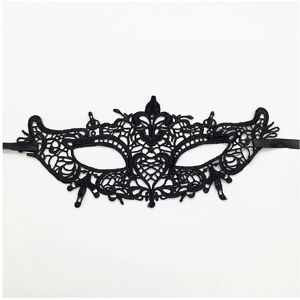 Maxpower (PM013) Black Color Sexy Women Lace Masquerade Mask for Carnival Halloween Half Maxpower (PM013) Black Color Sexy Women Lace Masquerade Mask for Carnival Halloween Half
