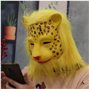 Maxpower (Leopard mask) Alligator Mask Masquerade Party Adult Latex Reptile Animal Full F Maxpower (Leopard mask) Alligator Mask Masquerade Party Adult Latex Reptile Animal Full F