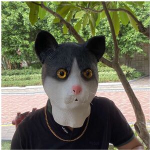 Maxpower (Cat mask A) Rubber Duck Halloween Costume Cosplay Animal Latex Full Face Funny Maxpower (Cat mask A) Rubber Duck Halloween Costume Cosplay Animal Latex Full Face Funny