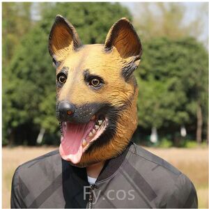 Maxpower (Dog mask) Gorilla Mask Novelty Monkey Orangutan Costume Cosplay Latex Animal Fu Maxpower (Dog mask) Gorilla Mask Novelty Monkey Orangutan Costume Cosplay Latex Animal Fu
