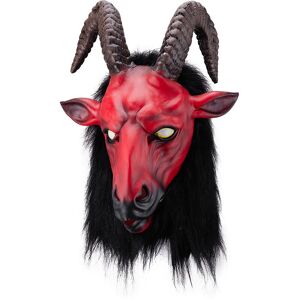 Maxpower (Black) Horror Halloween Mask Demon Antelope Latex Mask Anonymous Mask Cosplay Maxpower (Black) Horror Halloween Mask Demon Antelope Latex Mask Anonymous Mask Cosplay