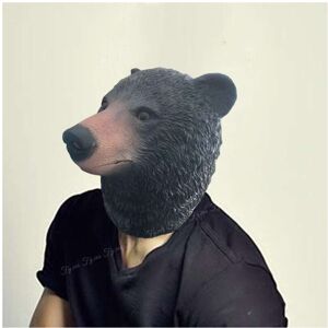 Maxpower (Bear mask B) Monkey Mask Halloween Woman Costume Carnival Cosplay Donkey Horse Maxpower (Bear mask B) Monkey Mask Halloween Woman Costume Carnival Cosplay Donkey Horse