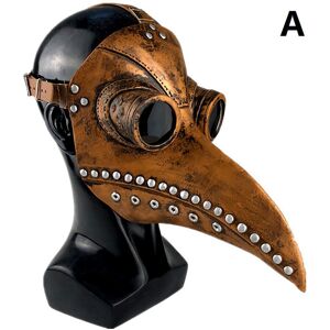 Maxpower (A) Halloween Plague Doctor Bird Mask Long Nose Beak Cosplay Steampunk Scary Maxpower (A) Halloween Plague Doctor Bird Mask Long Nose Beak Cosplay Steampunk Scary