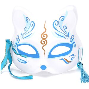 Maxpower (Blue Unknown Fox) New Anime Foxes Mask Japanese Cosplay Rave Hand-Painted Carto Maxpower (Blue Unknown Fox) New Anime Foxes Mask Japanese Cosplay Rave Hand-Painted Carto