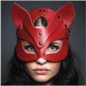 Maxpower (Red) Half Face Fox Cosplay Mask Female Leather Mask Eye Cosplay Leather Hallowe Maxpower (Red) Half Face Fox Cosplay Mask Female Leather Mask Eye Cosplay Leather Hallowe