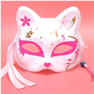 Maxpower (Pink Petaled Fox) New Anime Foxes Mask Japanese Cosplay Rave Hand-Painted Carto Maxpower (Pink Petaled Fox) New Anime Foxes Mask Japanese Cosplay Rave Hand-Painted Carto