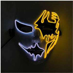 Maxpower (Multicolor 1) Neon Light LED Mask LED Halloween Scary Mask Cosplay Party Masque Maxpower (Multicolor 1) Neon Light LED Mask LED Halloween Scary Mask Cosplay Party Masque