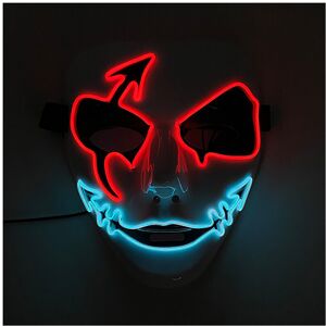 Maxpower (Multicolor 8) Neon Light LED Mask LED Halloween Scary Mask Cosplay Party Masque Maxpower (Multicolor 8) Neon Light LED Mask LED Halloween Scary Mask Cosplay Party Masque