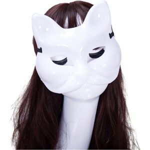 Maxpower (White) DIY Cat Facemasks Halloween Party Masquerade Costume Masks Blank Hand Maxpower (White) DIY Cat Facemasks Halloween Party Masquerade Costume Masks Blank Hand