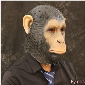 Maxpower (Monkey mask 1) Bear Mask Mascara Latex Full Face Enhance Masquerade Cosplay Rav Maxpower (Monkey mask 1) Bear Mask Mascara Latex Full Face Enhance Masquerade Cosplay Rav