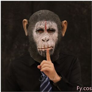 Maxpower (Monkey mask 2) Bear Mask Mascara Latex Full Face Enhance Masquerade Cosplay Rav Maxpower (Monkey mask 2) Bear Mask Mascara Latex Full Face Enhance Masquerade Cosplay Rav