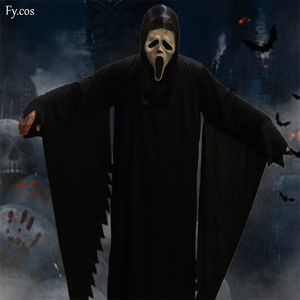 Maxpower (Complete set D) Ghostface Scream Mask for Men Movie Horror Killer Suit Scary De Maxpower (Complete set D) Ghostface Scream Mask for Men Movie Horror Killer Suit Scary De