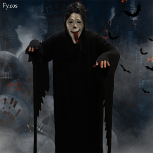 Maxpower (Complete set G) Ghostface Scream Mask for Men Movie Horror Killer Suit Scary De Maxpower (Complete set G) Ghostface Scream Mask for Men Movie Horror Killer Suit Scary De