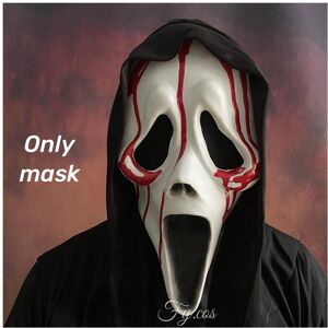 Maxpower (Only mask C) Ghostface Scream Mask for Men Movie Horror Killer Suit Scary Demon Maxpower (Only mask C) Ghostface Scream Mask for Men Movie Horror Killer Suit Scary Demon